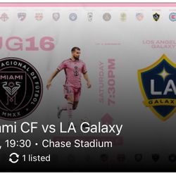 Inter Miami Vs LA Galaxy At Chase Stadium