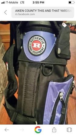 Kid golf clubs purple and black