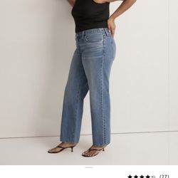 New w/Tags Madewell Low-Rise Baggy Straight Jean Women’s Size 31/OBO