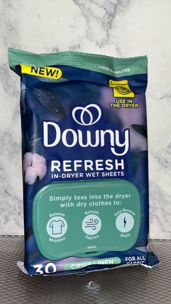 Brand NEW! 🧺    Downy-Refresh - In Dryer Wet Sheets - Crisp Linen(((PENDING PICK UP TODAY)))