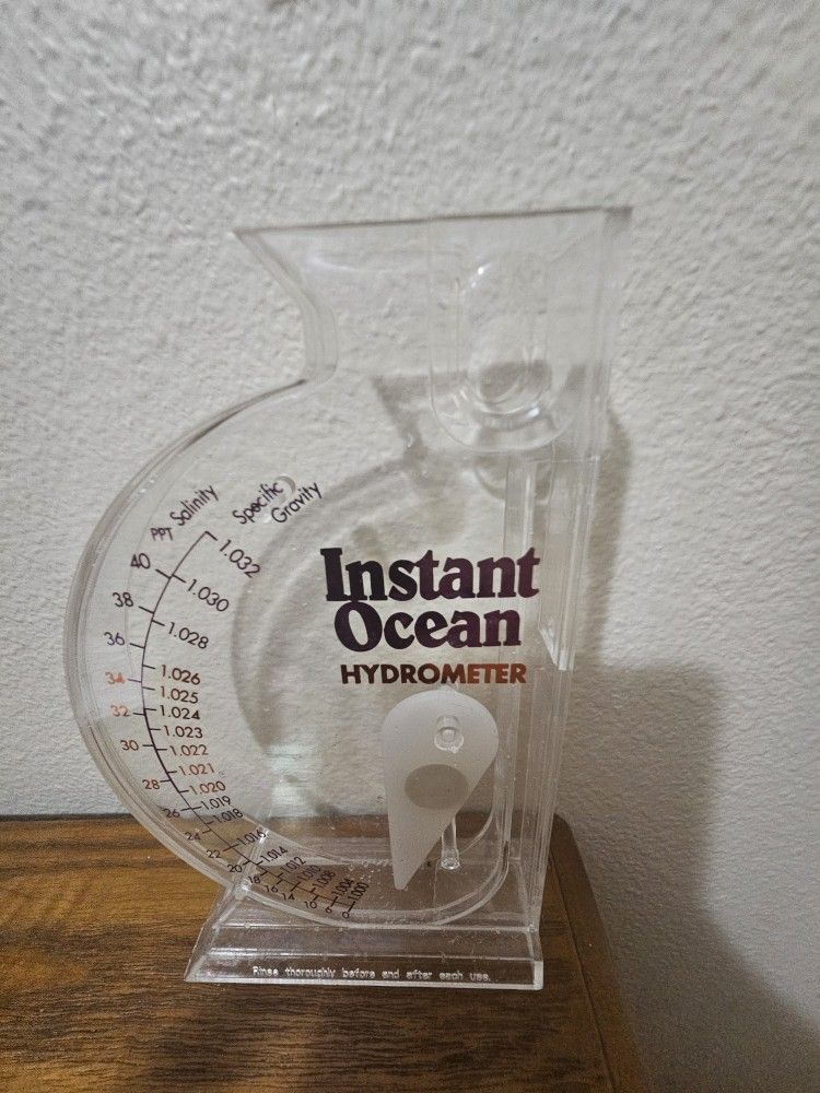 Instant Ocean Hydrometer