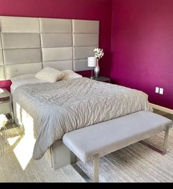 Box bed frame - queen size