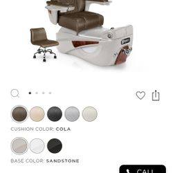 Luxor Luminous Pedicure Massages Chair Used 