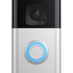 Ring Battery Doorbell Plus - Smart Wi-Fi Video Doorbell with Head-to-Toe HD+ Video - Satin Nickel: 2-Way Talk, Motion Activated