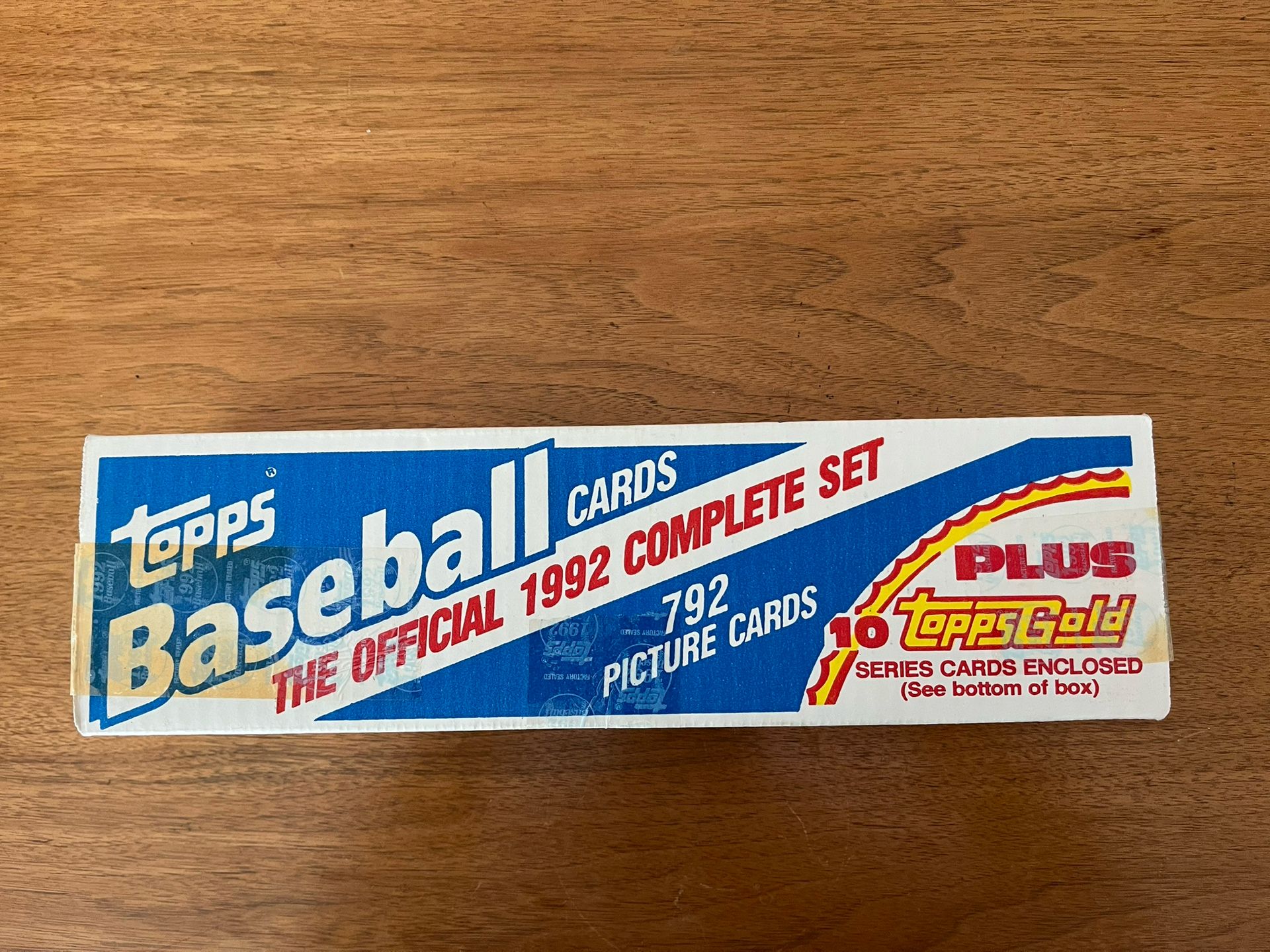 1992 Topps Baseball Card Complete Set