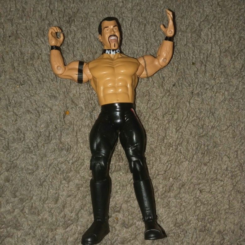 Jakks Pacific BUFF BAGWELL WWE CLASSIC SUPERSTARS Marcus WCW NWO Action figure w/hat Accessory