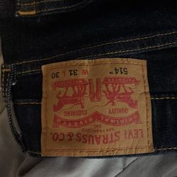 514’s levi’s jeans 