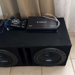 Bajos Orion 10” Amplificador Orion Y Empicentro