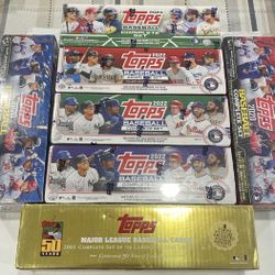 Topps Baseball Complete Set. Pick A Year 2020, 2021, 2022 & 2023 $$Price Is Per Box$$