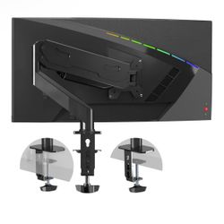 Gas spring monitor arm 