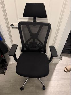 Mesh Ergonomic chair with lumbar support reclining adjustable 120’ 3D handles