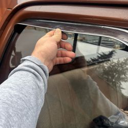 Old Ford Window Visor’s/ Chrome