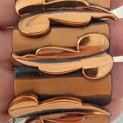 Vtg.Renoir Signed  Copper Links Bracelet