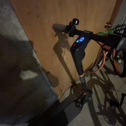 Segway Scooter Grey And Orange 