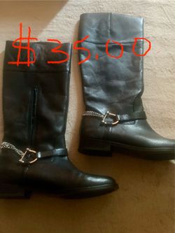 BRAND NEW SIZE 9 1/2 RALPH LAUREN LEATHER BOOTS $35