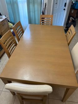 Table and dresser