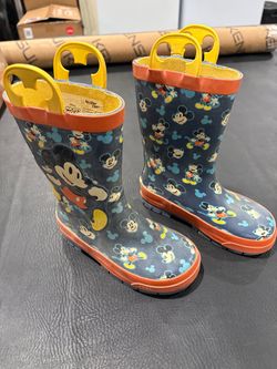 Disney Mickey Mouse Kids Rain Boots