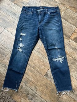Abercrombie & Fitch Distressed Ankle Jeans- Size 29/8 Short