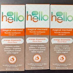 Hello Magical Mermaid Toothpastes 