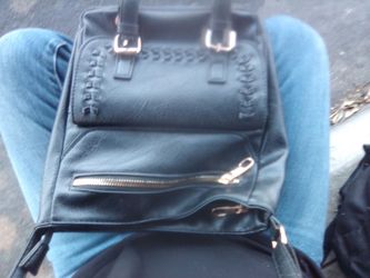 Black Leather purse