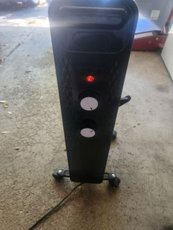 Mainstays 1500w electric radiator heater $10