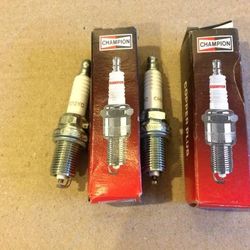 NEW Pair Champion Spark Plugs 71 RC12YC in original box