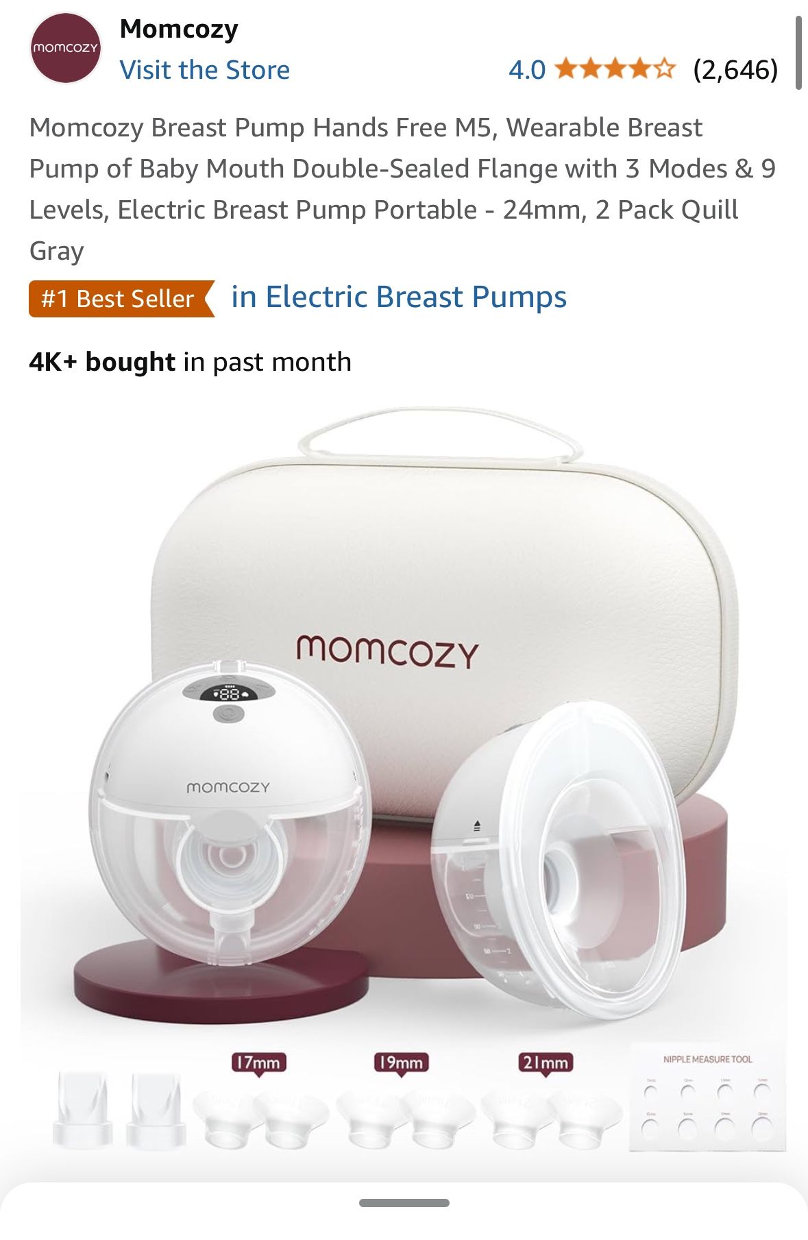 Momcozy M5 Breast Pumps
