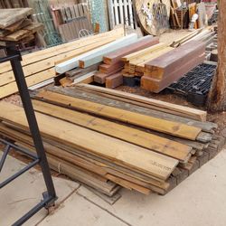 Lumber Boards, Beams, Posts - $2 to $10 Each (We have nothing longer than 8 feet)