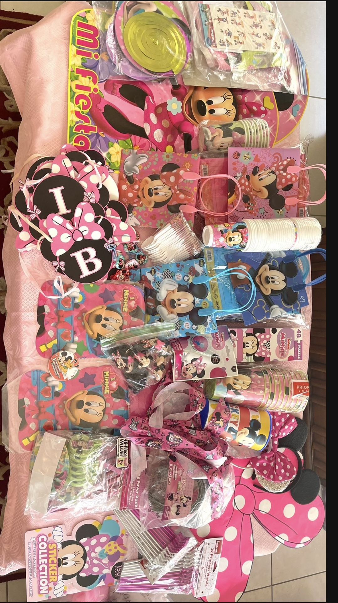 Birthday Party Supplies Minnie Mouse Lot Party Favors 