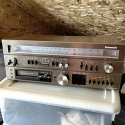 Panasonic Receiver and 8 Track Player
