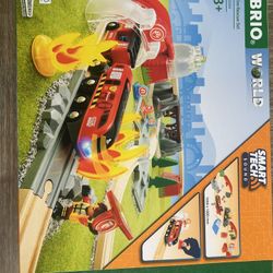 BRIO World – 36004 Smart Tech Sound Fire Rescue Set