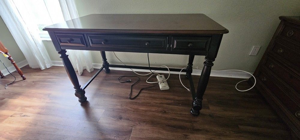 Solid Wood Desk And Chair