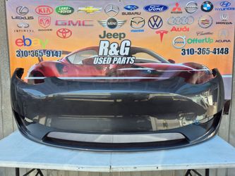 2020 2021 2022 2023 2024 TESLA MODEL Y FRONT BUMPER COVER ORIGINAL USED