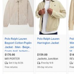 Large Polo Jacket Practically New