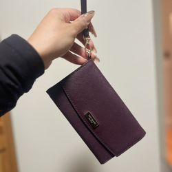 Kate Spade Wine Wristlet New
