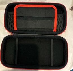 Black/Red Hard Travel Carrying Case for Nintendo Switch Lite