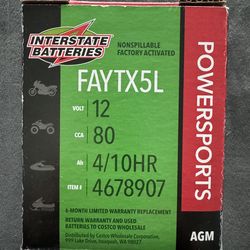 Brand New 12Volt AGM Battery