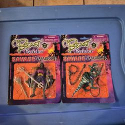Vintage BEAST RAIDER Warriors Of The Savage, Both For $42