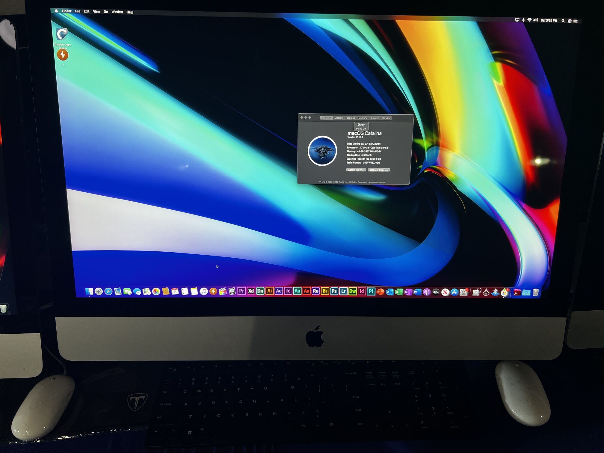 iMac 27 Inch 2019 Year. 40 Gigs Ram