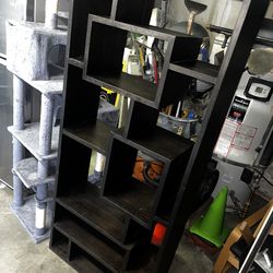 Room divider and storage shelving