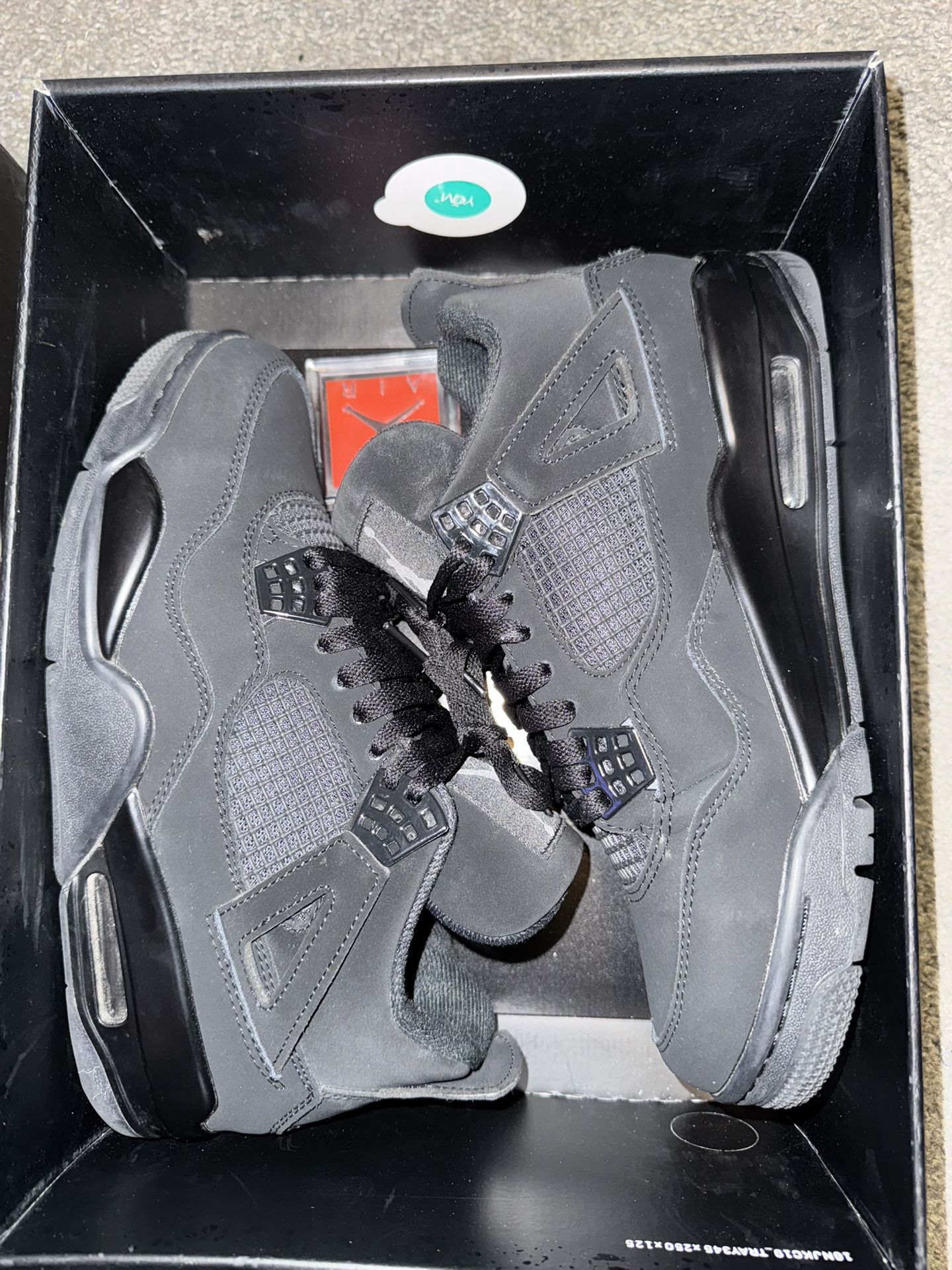 Jordan Black Cat 4 Size 9