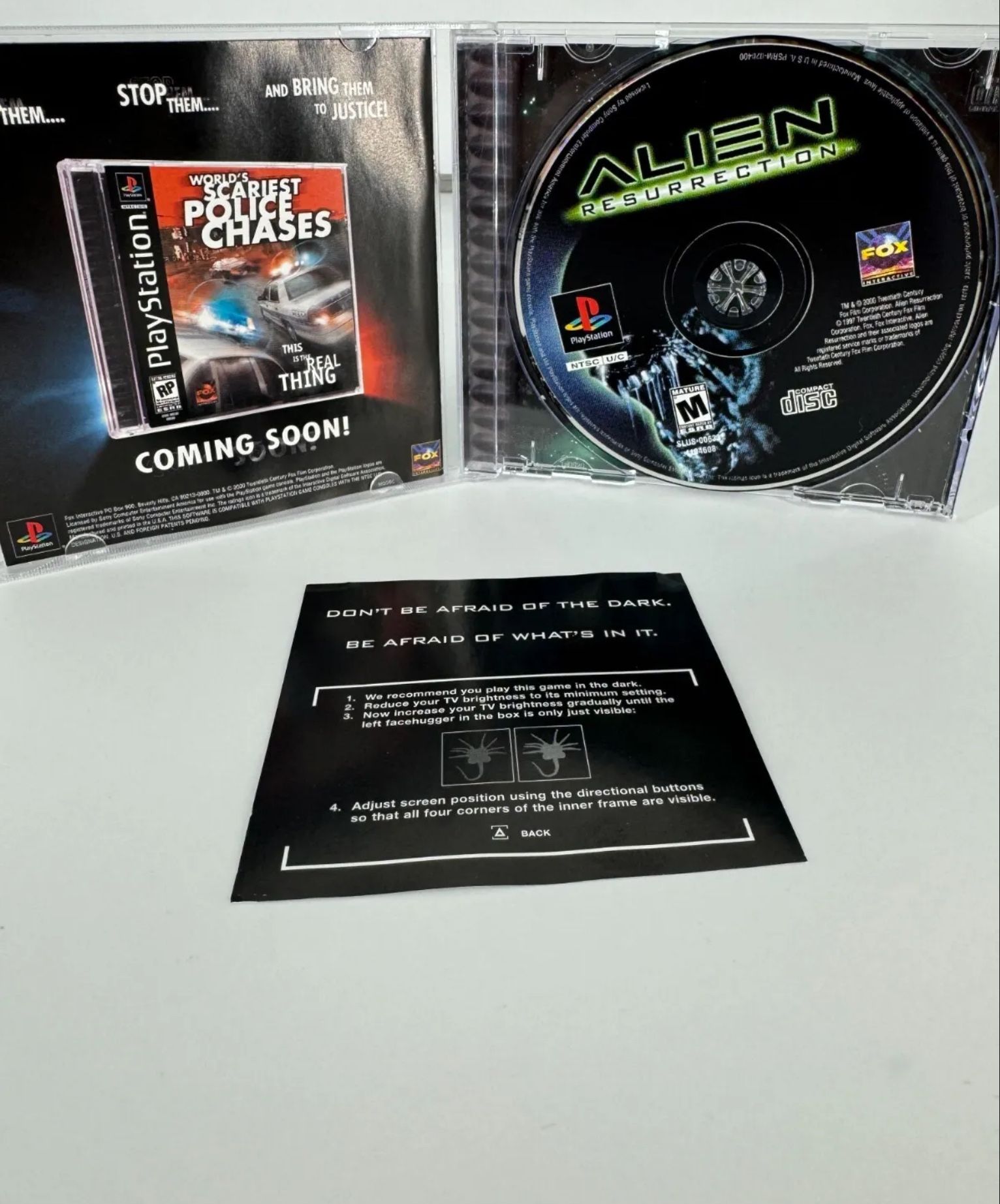 Alien Resurrection Playstation 1 PS1 Video Game Tested