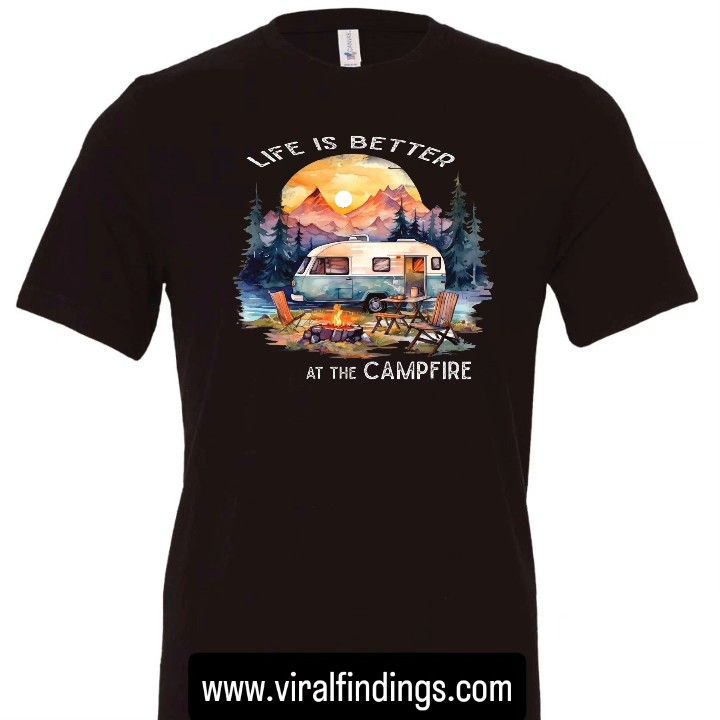 Camping Lovers T-Shirts. All Sizes & Colors