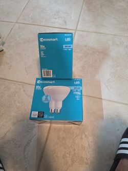 4 Bulbs Ecosmart Led 90watt Eq. Daylight Uses 16wts
