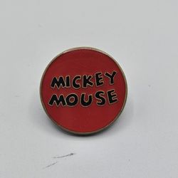 Disney Mickey Mouse Red Round Trading Pin Junk Food 2018 Target