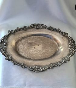 Vintage Crosby Silver Oblong Platter