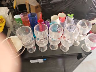 Vasos  copas platos