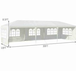 Canopy 10x30 FT Party Tents for Parties with Sidewalls, carpas para Fiestas