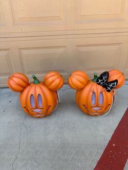 Mickey & Minnie pumpkin set 2026