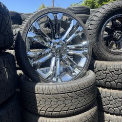WHEELS 26x10 CHEVY TAHOE YUKON DENALI GMC SIERRA CADILLAC